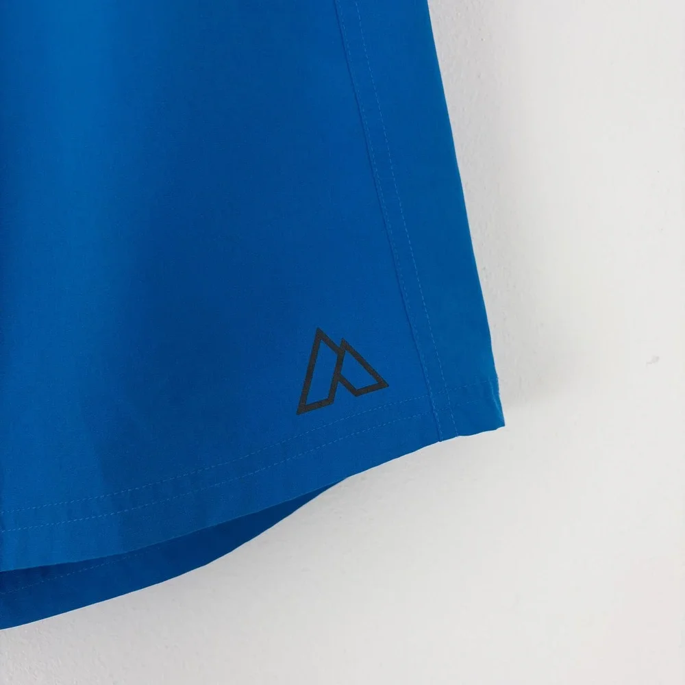 Alpine Design Mens Blue Swim Trunks Mesh Lined Zipper Pocket Shorts XL 7